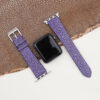 Purple Stingray Leather Apple Watch Band 1