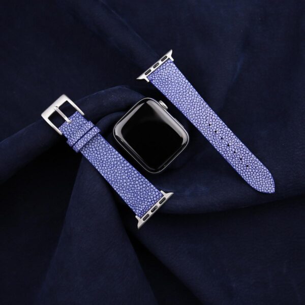 blue stingray apple watch band 2 | Handdn - Bespoke Watchstraps
