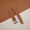 Brown Epsom Calf Leather Apple Watch Band