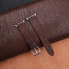 Brown Alran Fat Nat Chevre Goat Leather Apple Watch Band