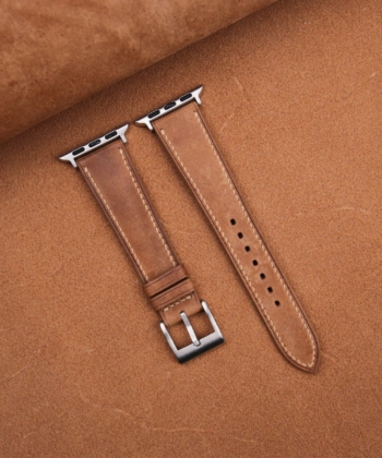 Brown Maya Leather Apple Watch Band