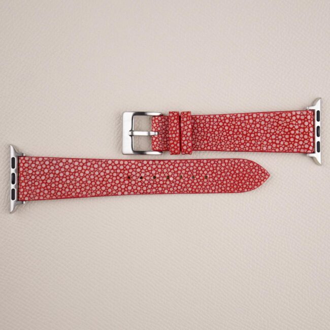 red stingray apple watch band 4