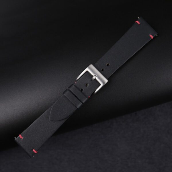 Vintage Box Calf Navy Leather Watch Strap
