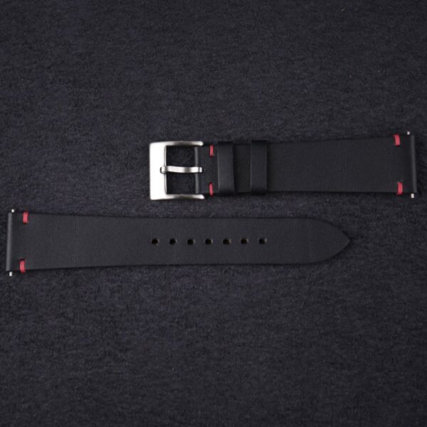 Vintage Box Calf Navy Leather Watch Strap
