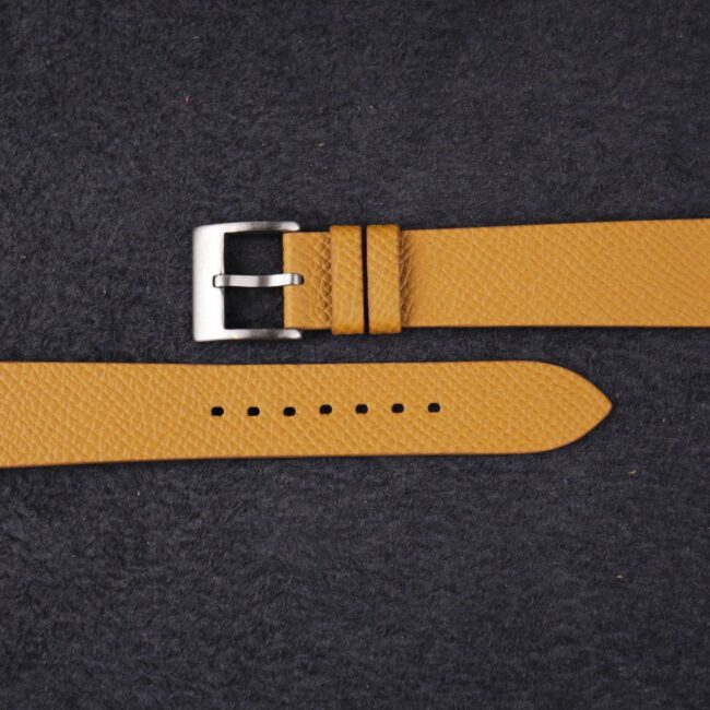 Vintage Sesame Epsom Leather Slim Watch Strap
