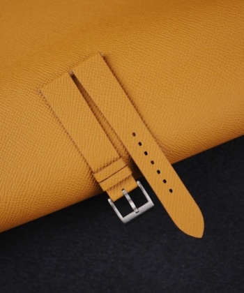 Vintage Sesame Epsom Leather Slim Watch Strap