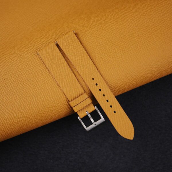 Vintage Sesame Epsom Leather Slim Watch Strap