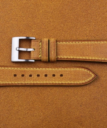 Whiskey Babele Leather Watch Strap