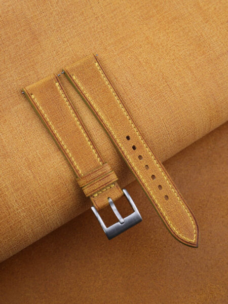 Whiskey Babele Leather Watch Strap