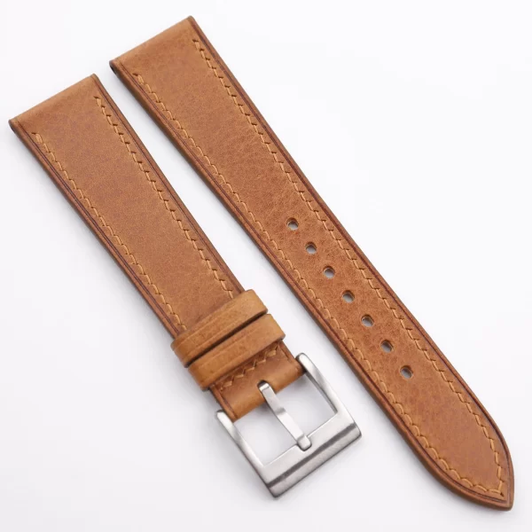 Golden Vachetta Leather Watch Strap