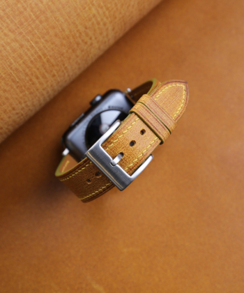 Whiskey Babele Leather Apple Watch Band