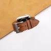 Patina Golden Vachetta Leather Apple Watch Band