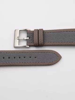 Bespoke Black Epsom Leather Watch Strap Handmade E05 - Hephakee