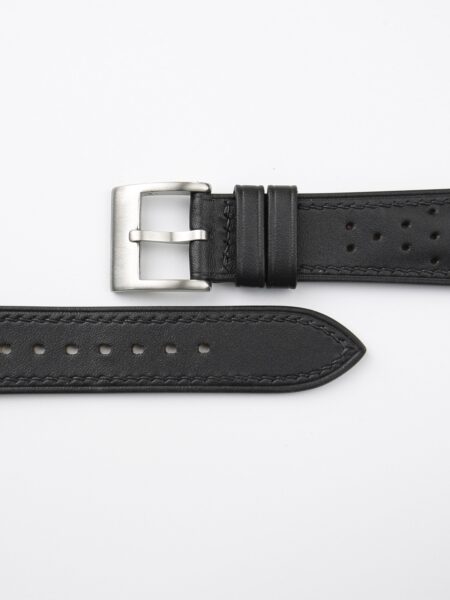 Black Alligator Leather Watch Strap | Handdn - Bespoke Watchstraps