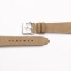 Vintage Tan Nubuck Leather Side-Stitch Watch Strap