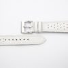 Rally White Swift Leather Watch Strap