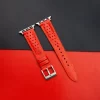 Rally Red Swift Leather Apple Watch Band