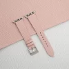 pink epi leather apple watch strap 3