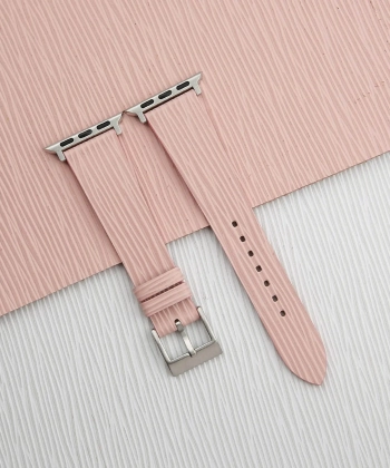 pink epi leather apple watch strap 3