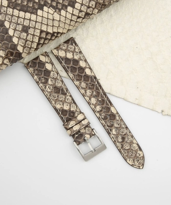 Origin color python leather watch strap 2