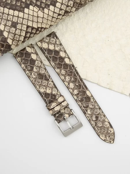 Origin color python leather watch strap 2