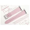 To My Daughter – Light Pink Epi Leather Apple Watch Band Gift for Daughter