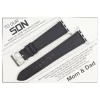 Black Epsom Leather Apple Watch Band Gift for Son