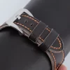 Dark Brown Vachetta Veg Leather Strap for PAM Watches
