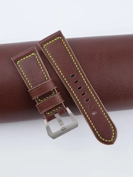 Top Grade Genuine Vachetta Patina Calf Leather Shoulder Strap For