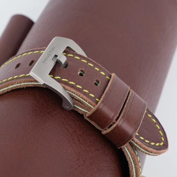 Brown italian vachetta leather strap for Panerai HDPAM14 - HDSTRAPS