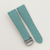 Turquoise Alran Chevre Leather Single Folding Watch Strap