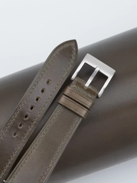 Olive Shell Cordovan Leather Watch Strap