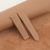 Beige Togo Leather Single Folding Watch Strap