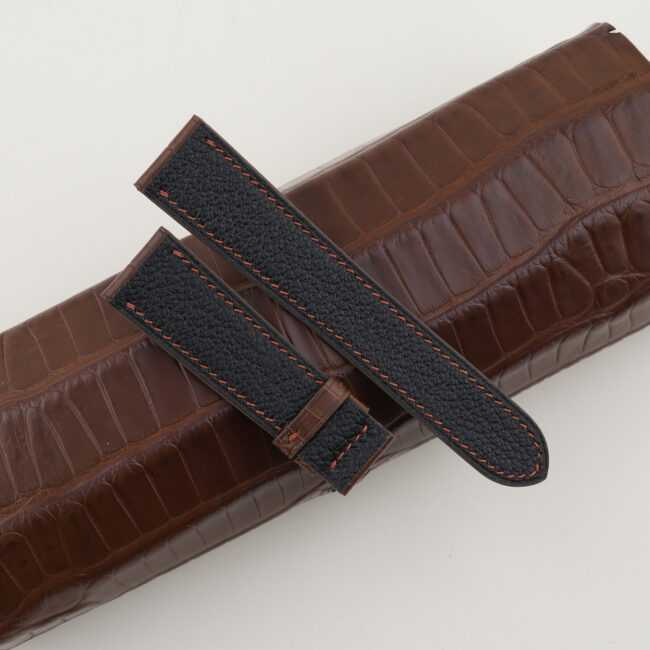 Medium Brown Alligator Leather Watch Strap