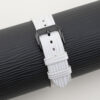 White Calfskin Leather Samsung Watch Band