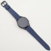 Navy Calfskin Leather Samsung Watch Band