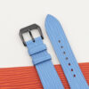Light Blue Calfskin Leather Samsung Watch Band
