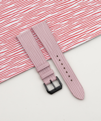 Light Pink Calfskin Leather Samsung Watch Band