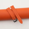 Orange Epsom Leather Samsung watch band