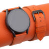 Orange Epsom Leather Samsung Watch Band
