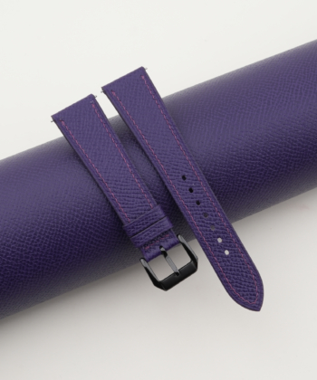 Purple Epsom Leather Samsung Watch Band