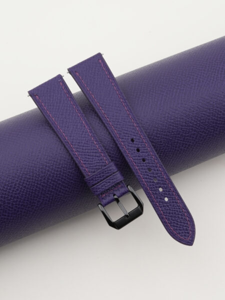 Purple Epsom Leather Samsung Watch Band