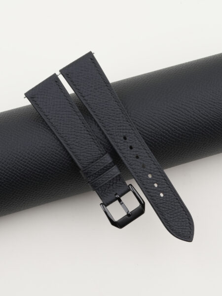 Handdn Rally Black Epsom Leather Watch Strap