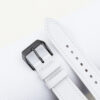 White Epsom Leather Samsung Watch Band