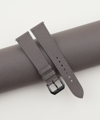 Grey Epsom Leather Samsung Watch Band