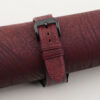 Alran Fat Nat Chevre Goat Burgundy Leather Samsung Watch Band