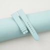 Vintage Turquoise Epsom Red Lining Leather Watch Strap