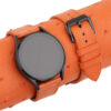 Orange Ostrich Leather Samsung Watch Band