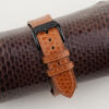 Cognac Snake Sea Leather Samsung Watch Band