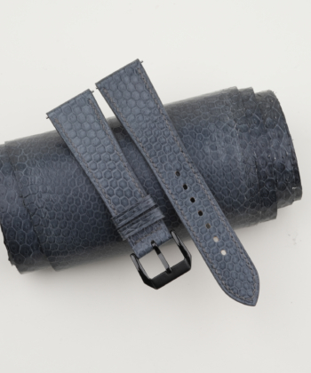 Grey Snake Sea Leather Samsung Watch Band